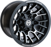 Moose Utility Wheel - 24X - Rear - Black - 12X8 - 4/156 - 4+4 24128156Gbmf4
