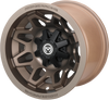 Moose Utility Wheel - 416X - Rear - Bronze - 12X8 - 4/156 - 4+4 416Mo128156Bz4
