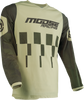 Moose Racing Qualifier Jersey - Green/Tan - 4Xl 2910-7548
