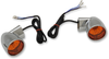 Drag Specialties Bullet Turn Signal Lights Flt - Chrome