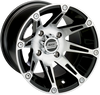 Moose Utility Wheel - 387X - Rear - Machined Black - 14X8 - 4/110 - 4+4 387Ml148110Bw4