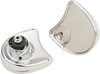 Drag Specialties Mirror - Side View W/Blind Spot - Half-Moon - Chrome