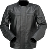 Z1R Justifier Leather Jacket - Black - Small