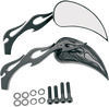 Drag Specialties Flame Mirrors - Black