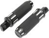 Drag Specialties Custom Footpegs - Black Cut