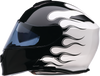 Z1R Helmet Solaris 2.0 Flame Black/White Xs
