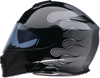 Z1R Helmet Solaris 2.0 Flame Black/Gray Sm
