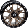 Moose Utility Wheel - 545X - Front/Rear - Bronze - 14X7 - 4/136 - 4+3 545Mo147136Bz44