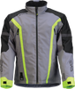 Arctiva Pivot 8 Jacket - Gray/Hi-Vis - Small