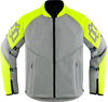 Icon Mesh Af Jacket - Gray/Hi-Vis - Xl