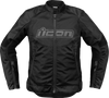 Icon Women'S Overlord3 Jacket - Black - Xl