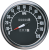 Drag Specialties 5" Fl-Style 2240:60 Speedometer With Reed Switch - '68-'84 Black Face