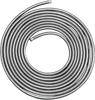Drag Specialties Braided Oil/Fuel Hose - Stainless Steel - 3/8" X 25'