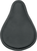 Drag Specialties Seat - Spring Solo - Low-Profile - Small - Black Leather/White Stitching