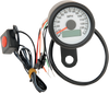 Drag Specialties Programmable Mini Electronic Speedometer With Odometer/Tripmeter - 1.87" - Black