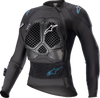 Stella Bionic Action V2 Protection Jacket - Black/Cyan - Large 6516823-1079-L