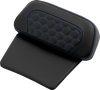 Chopped Tour Pak Pad - Honeycomb - Blue Stitching - Flh/Flt '14-'24 814-07C-Hc-Blu