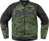 Icon Overlord3 Mesh Camo Jacket - Green - Small