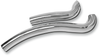 Bassani Xhaust Sweeper Heat Shields - Chrome Hs-Xl-Ff12