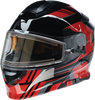 Solaris Helmet - First Tracks - Electric - Dual Pane - Black/Red - Xl