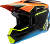 Youth Sm3 Helmet - Fray - Gloss Black/Orange/Yellow Fluo- Large 8301625-1455-Yl