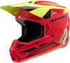 Youth Sm3 Helmet - Fray - Gloss Red/Yellow Fluo/Black - Large 8301625-3051-Yl