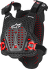 A-5 Plasma Chest Protector - Black/Red/White - Xs/S 6700825-132-Xs/S
