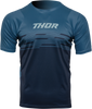 Thor Assist Shiver Short-Sleeve Jersey - Teal/Midnight - 2Xl