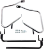 Drag Specialties Saddlebag Support Kit - Chrome - Flt '14-'23