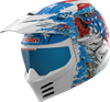 Icon Elsinore Helmet - American Basstard - Blue - Xl