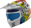 Icon Elsinore Helmet - Doodle 3 - White - 3Xl