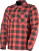 Icon Jacket Fallblock Flannel Red Lg
