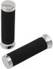 Parts Unlimited Grips - Foam - 7/8" - 150 Mm - Chrome