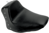 Saddlemen Heels Down Solo Seat - Without Backrest - Studded - Black - Flstc 806-15-0011