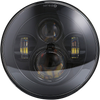 Rivco Products Led Headlight - 5-3/4" - Black Led-140B