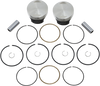 Wiseco Tracker Series Piston Kit - 3.498"- 1340 Cc 80 Cubic Inch - Standard - Evolution K0215Ps