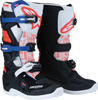 Moose Racing Youth Tech 7S Boots - Black/White/Red/Blue - Us 8 0215024-1297-8