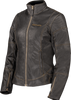 Icon Women'S Tuscadero3 Jacket - Black - Xl