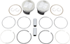 Wiseco Tracker Series Piston Kit - 3.885" - 88 Cubic Inch Bored To 95 Cubic Inch - +0.010" - Twin Cam K0207P1