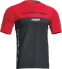 Thor Intense Assist Censis Short-Sleeve Jersey - Red/Black - Xl