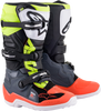 Youth Tech 7S Boots - Black/Gray/Red/White/Yellow - Us 2 2015017-9058-2