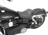 Saddlemen Dominator Solo Seat - W/O Backrest - Black W/ Gray Stitching - Fl/Fx '06-'17 806-04-0042