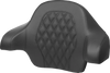 Tour-Pak Backrest Pad - Lattice Stitch - Blue Stitch - Fl '14-'24 814-07-15001