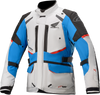 Honda Andes V3 Drystar Jacket - Gray/Blue/Red - Small 3207421-9173-S