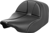 Dominator Solo Seat - Carbon Fiber W/ Silver Stitch - Flt/Flh '23-'24 823-07-0042