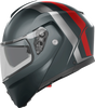 Streetmodular Helmet - Resia - Matte Gray/Silver/Red - Xl 2118296002006Xl