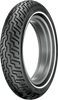 Tire - D402 - Front - Mt90-16 - Narrow Whitewall - 72H 45006655