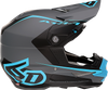 6D Helmets Atr-1 Helmet - Stealth - Cyan - Small 10-4625
