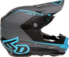 6D Helmets Atr-1 Helmet - Stealth - Cyan - Xs 10-4624