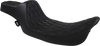 Drag Specialties Extended Reach Predator Iii Seat - Double Diamond - Black Stitching - Fl '99-'07